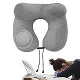 Almohada para el cuello de avión, almohada de apoyo para el cuello en forma de U, portátil, para dormir siestas, dormitorio, avión, oficina, conducción, camping, viajes, hotel
