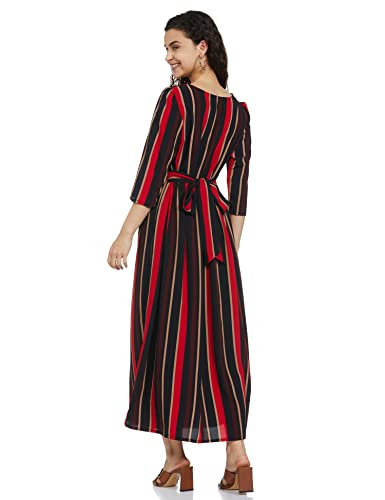 Image of pluss Women's Polyester Classic Maxi Casual Dress