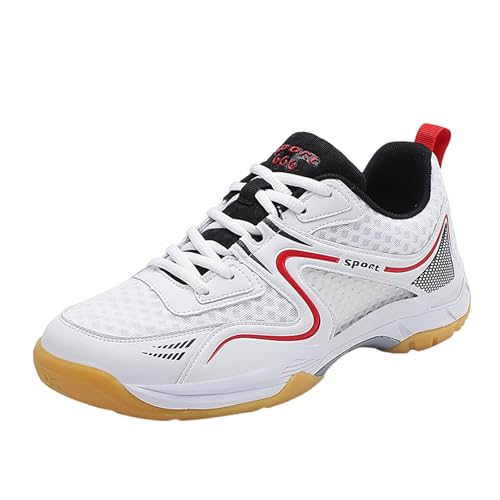 Kraftpaid Chaussures De Badminton,Chaussures De Badminton Respirantes,Squash Tennis Sneakers,Chaussures Squash Et Badminton,Doux,Respirant,AntidéRapantes,Anti-Usure,pour Handball,Badminton Sports