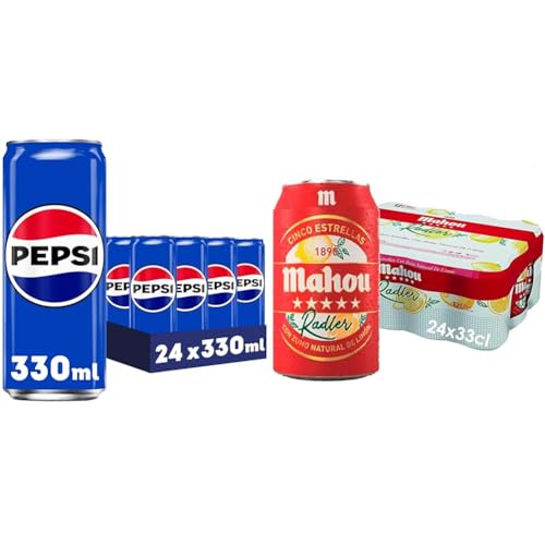 Pepsi Refresco de ColaLata24 x 330ml + MAHOU CLÁSICA 28X24 LATAS 33CL