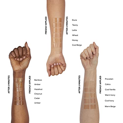 No7 Restore & Renew Multi Action Serum Foundation - Porcelain - Liquid Foundation Makeup With Vitamin C, Vitamin E & Collagen For Face - Beauty Skin Serum Formula With Medium Coverage (30Ml) #TOP1