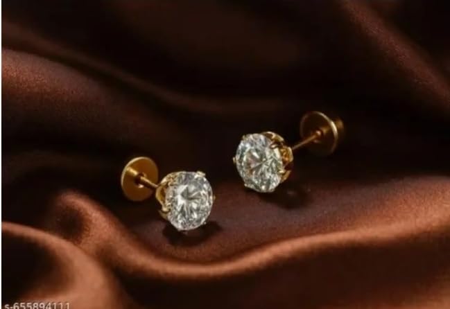 Generic T TRENDY MART Classic Stud Earring, Gold - Image 3