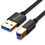 SCHNELLES LADEN und SCHNELLE DATENÜBERTRAGUNG durch sehr großen Kabelquerschnitt (AWG24 Standard) und ELEGANTER, robuster Stoffmantel, Innenschirmung und stabil vergossene Stecker