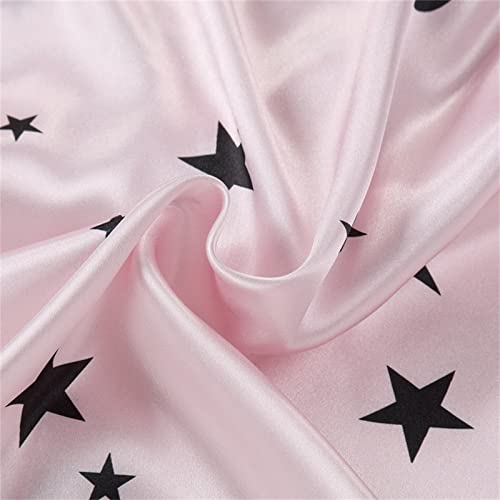 Girls' Satin 𝐏a𝐣ama Set Short Sleeve 𝐒ilk 𝐏ajamas Button Down Shirts Matching Shorts Loung𝐞 Set Cute Summer Outfits4