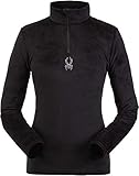 Regular Fit Spyder SHIMMER BUG, Classic Velvet Fleece Sweater, schwarz, M