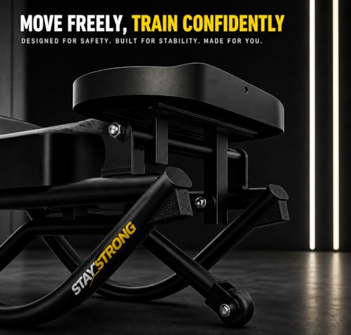 Image of Rocking Stepper for Home Workout - 3D Motion Stair Stepper with Resistance Bands, Full Body Cardio and Strength Training Equipment, 150kg Load Capacity Exercise Machine
