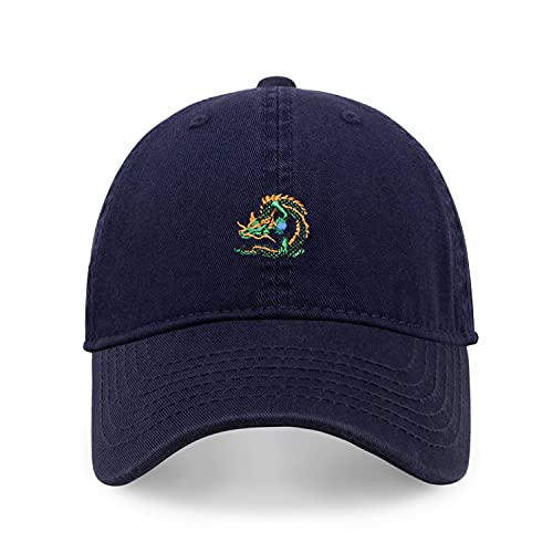 Image of Shenron Dragon Dad Hats Eternal Dragon God Meme Classic Original Design Baseball Caps Funny Hats for Men Women Teens Unisex