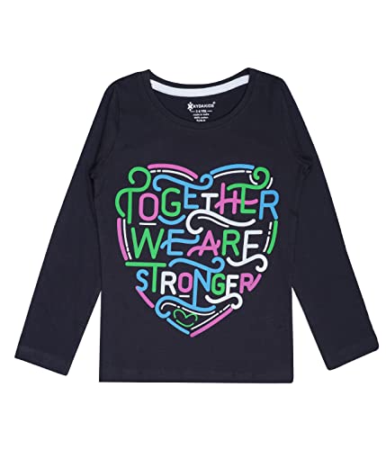 Image of KYDA KIDS Girl's Hearts Regular Fit T-Shirt