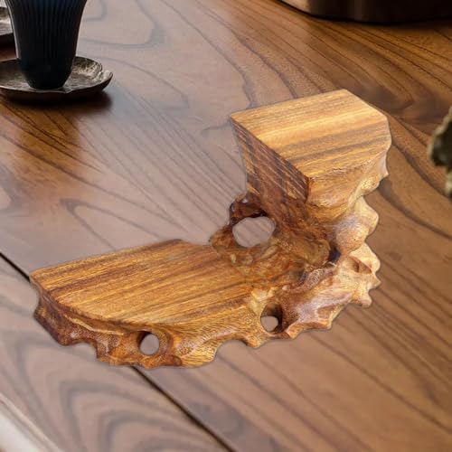 Base de madera para tetera y acuario que realza centros de mesa 5