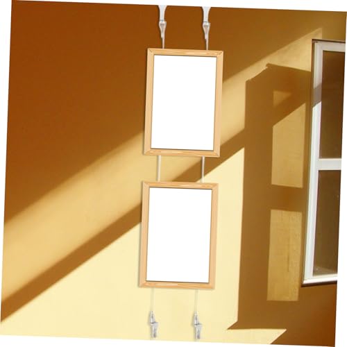 Image of DOITOOL Adjustable Picture Hanging Wire System Hooks 2-Piece Heavy Duty Art Display Kit for Wall Decoration Compatible Frames and Suitable for Home or Gallery Use