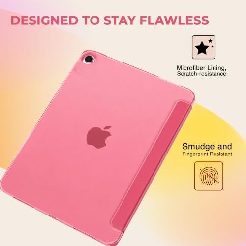 Image of MOCA Compatible Smart Flip Cover Case for iPad 9.7 inch 2017 2018 iPad 5th 6th Generation A1893 A1954 A1822 A1823 Smart Case Cover (Water Melon, iPad 9.7 inch 2017 /2018 Launched)