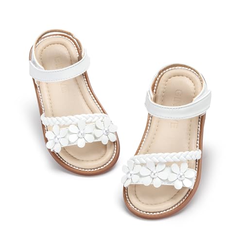 GINFIVE Toddler Girls Sandals Little Girls Kids Summer Shoes Toddler Sandals