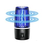 Bug Zapper 4000mAh Rechargeable, 4200V Mosquito Killer, 360° UV Insect Trap, Quiet LED Night Light, Portable & Hanging Loop for Indoor/Outdoor Use