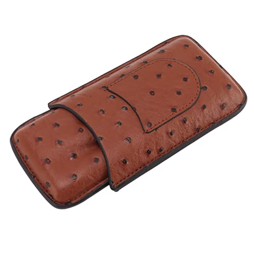 Funda de piel artificial para cigarros de 3 dedos compacta 5
