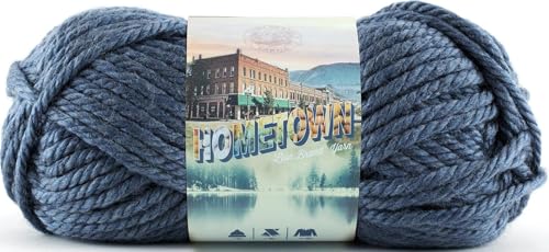 Image of Lion Brand Yarn 135-108I Hometown Yarn, Washington Denim (1 skein)