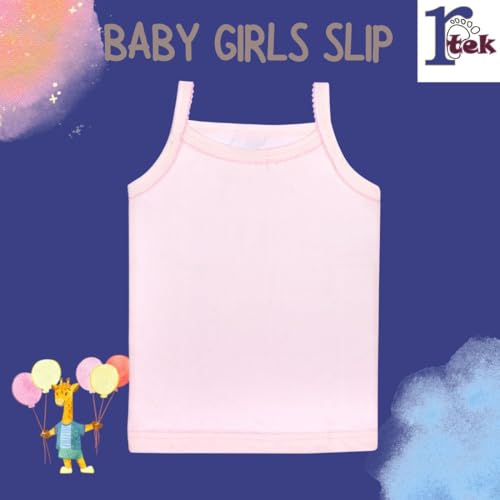 Image of REVOLTEK Printed Vest baniyan Cotton Inner wear for Baby wear Sleeveless Undershirts for Kids Sando ganji Tank-Tops Toddler Girls /Boys Colors Pack of 6