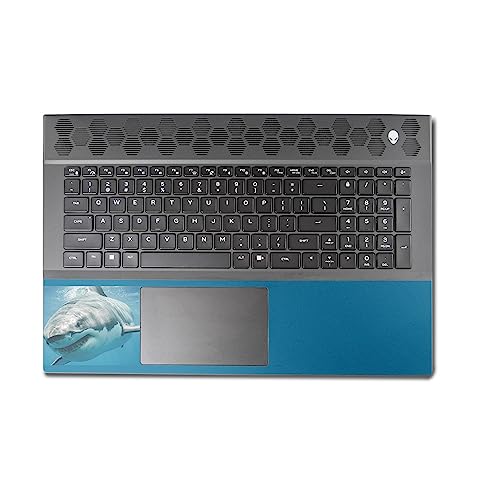 Image of MightySkins Skin Compatible with Alienware M18 R1 (2023) Full Wrap Kit - Great White Shark | Protective, Durable, and Unique Vinyl Decal wrap Cover | Easy to Apply & Change Styles | Made in The USA