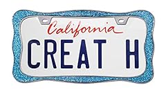 Chrome with Shining Blue Chunky Gliter