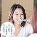 Healifty Portable Denture Cleaning Double-Head Toothbrush 6.5 Inch Lightweight Oral Care Tool for Fake Teeth Cleaning and Gum Protection