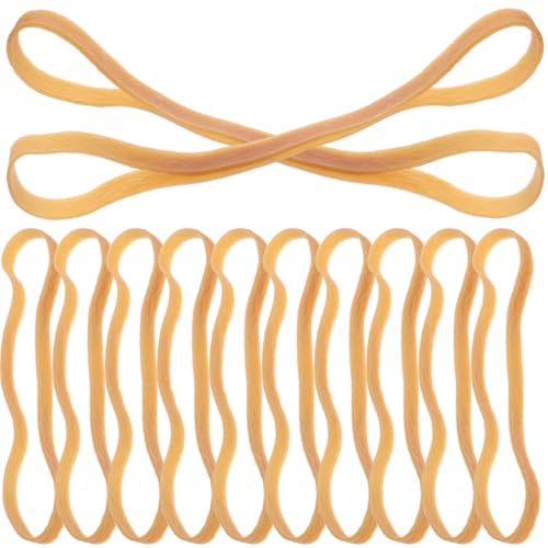 Élastiques grands en caoutchouc naturel 280 mm, sachet de 500 g résistant pour tout lier