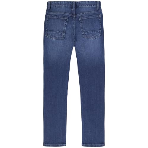 Nautica Boys' Classic Fit Straight Leg Denim Jeans, 5-Pocket Style, Zipper Fly & Button Closure2