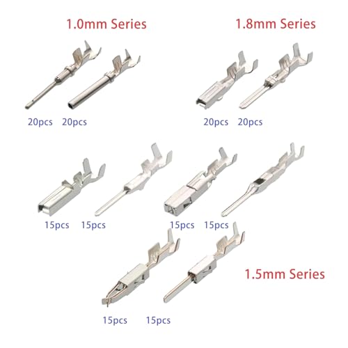 Bornes de connexion voiture 1 à 3,5 mm : lot de 500 connecteurs de câble