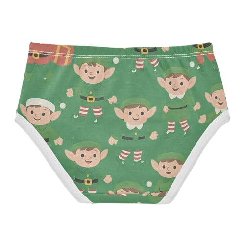 Elves Pattern Girls' Stretchy Triangle Panties Comfort Underwear for Baby Girls in Sizes 2T,3T, 4T, 5T, 6Y and 8Y2