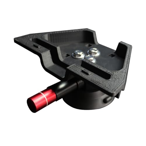 Starlink Mini Mount Pro - 3D Printed Heavy-Duty Bracket with Metal Reinforcement & ASA Eco-Material, 40mm Expandable Suction Mount for Satellite Dish (No Drilling Required) (Black)