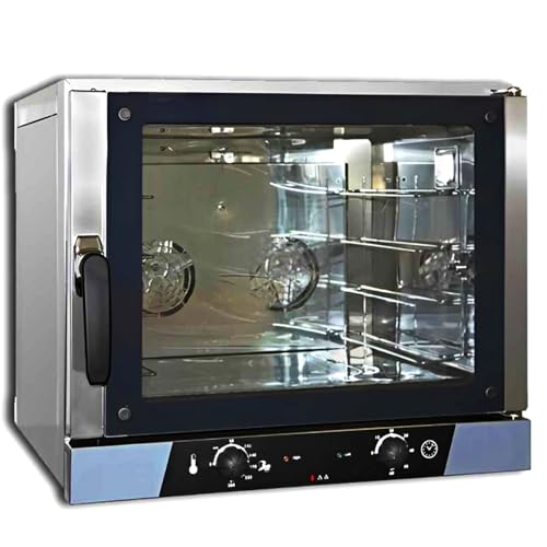 MBH GN1/1 Four à convection électrique en acier inoxydable avec porte latérale à double...