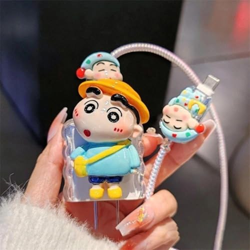 Image of Protective Charger Case for iPhone 18W 20W iPhone 17 16 15 14 13 12 11 Pro Max Charger Protective Cover with Data Cable Protective Sleeve-Sheena