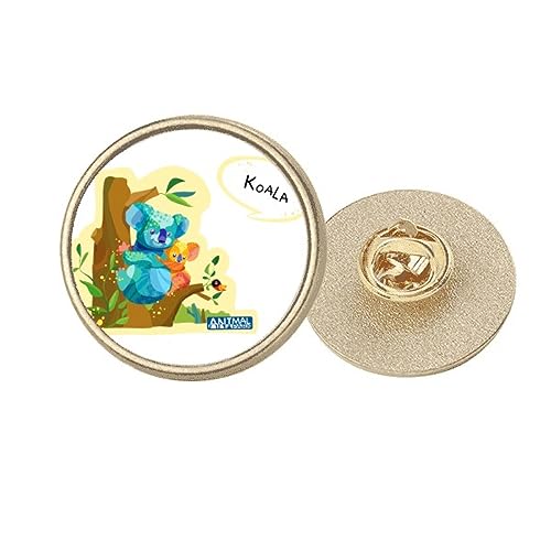 Broche koala et eucalyptus aquarelle pour sublimer vos vestes