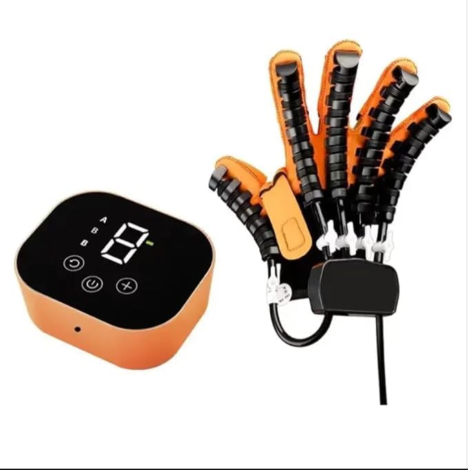 Robotic Hand Rehabilitation Glove for Single Hand Particular Finger Control Robot Finger Paralysis Recovery Exercise Machine (Right Hand, M)-image-18