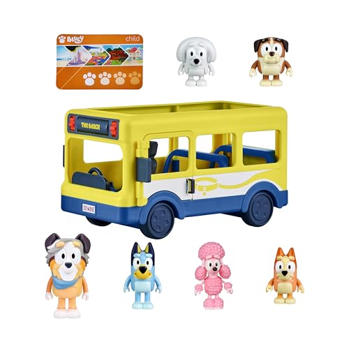 Bluey Bus + Mates, 2.5-3 inch Figures | Amazon Exclusive