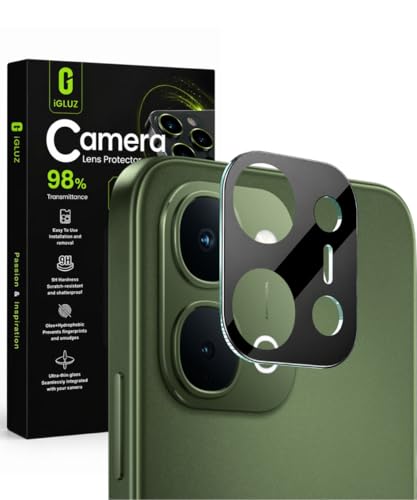Image of iGluz Compatible with Vivo T5x Camera Lens Protector (1 Pack) | Premium 9H Tempered Glass Camera Guard | Ultra Clear HD | Scratch Resistant | Case Friendly Fit | Bubble Free Easy Installation