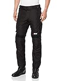 Herren Motorradhose mit Protektoren und Reflektoren – Textil Motorrad Hose für Sommer und Winter
