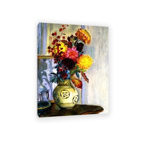 Impression giclée moderne abstraite de fleurs pour réchauffer le salon