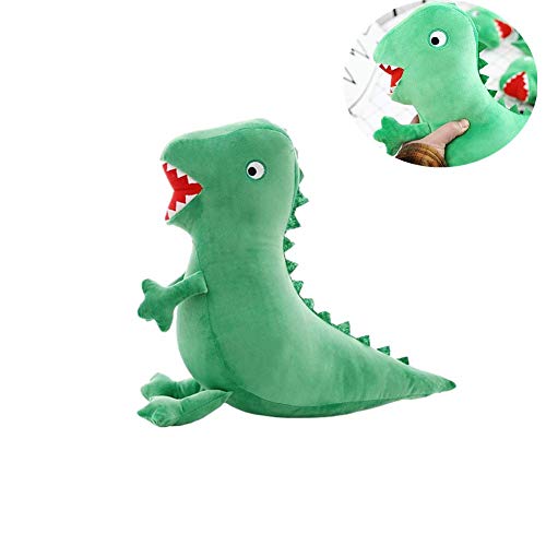 WESEEDOO Pillow Realistic Creative Plush Toy Doll Sofa Decorations Dinosaur Children Gift Cotton Green Pillow 30cm/11.81inch