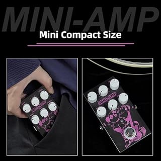 Jemora Pédale d’effets de guitare électrique DC 9 V Ajusteur d’égalisation à 3 vitesses Pédale multi-effets de guitare portable Sélection d’effets musicaux à 9 vitesses Boîtier en métal pour - Les Beatles, Paul McCartney, John Lennon, RIngo Starr, George Harrison Jemora Pédale d'effets de guitare électrique DC 9 V Ajusteur d'égalisation à 3 vitesses Pédale multi-effets de guitare portable Sélection d'effets musicaux à 9 vitesses Boîtier en métal pour – Image 3