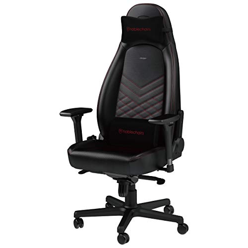 noblechairs ICON アイコン ゲーミングチェア オフィスチェア PUレザー レッド NBL-ICN-PU-BRD-SGL