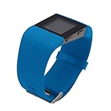 Replacement Bands for Fitbit Surge Watch, Silicone Compatible Metal Buckle Fitness Tracker Original...