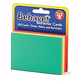 Hygloss Behavior Cards - Motivational for Students & Kids - Red, Yellow & Green Incentive Cards for...