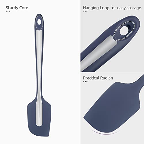 Image of U-Taste 14in Extra Large Silicone Spatula, 600F Heat Proof, Midnight Blue