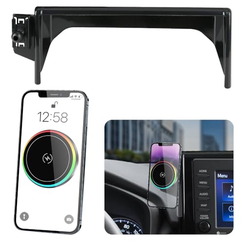 LUNQIN Car Magnetic Phone Mount for 2019-2025 Toyota RAV4 LE