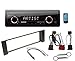 Autorradio Deckless BLAUPUNKT Brighton 170 BT, Bluetooth, MP3, Negro