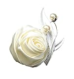 Jackcsale Boutonniere Bridegroom Groom Men's Boutonniere Boutineer with Pin for Wedding, Prom,...