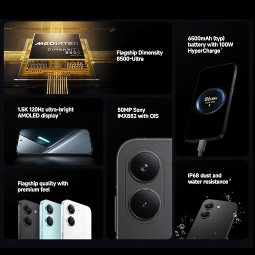 Image of POCO X8 Pro 5G (Black, 8GB RAM), (256GB Storage)