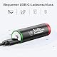 Delyeepow USB-C AA Akkus Lithium Wiederaufladbare, 1.5V 3400mWh USB Wiederaufladbare AA Batterien mit 2-in-1 USB-C Ladekabel, 1 Stunden Schnellladung, 1500 Zyklus, 4 Stück