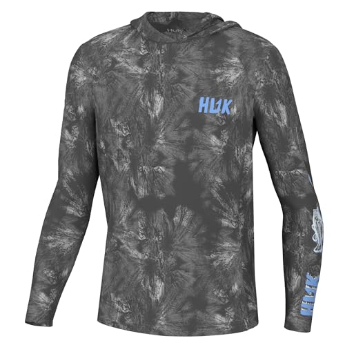 Image of HUK Kids Pursuit Pattern Long Sleeve Shirt, Fishing Shirt for Kids