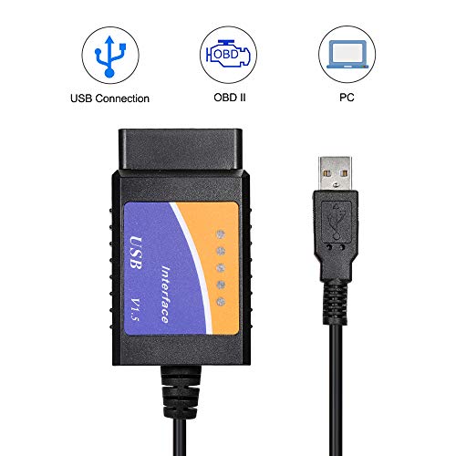 Honeytecs Detector preto da ferramenta do varredor do OBD OBDⅡ com conexão de USB da conexão de BT p