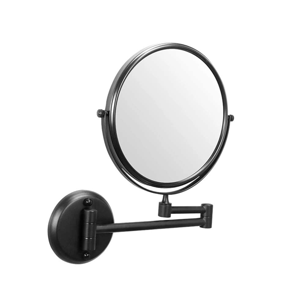 Miroir grossissant 3X double face pivotant à 360° pour un maquillage précis